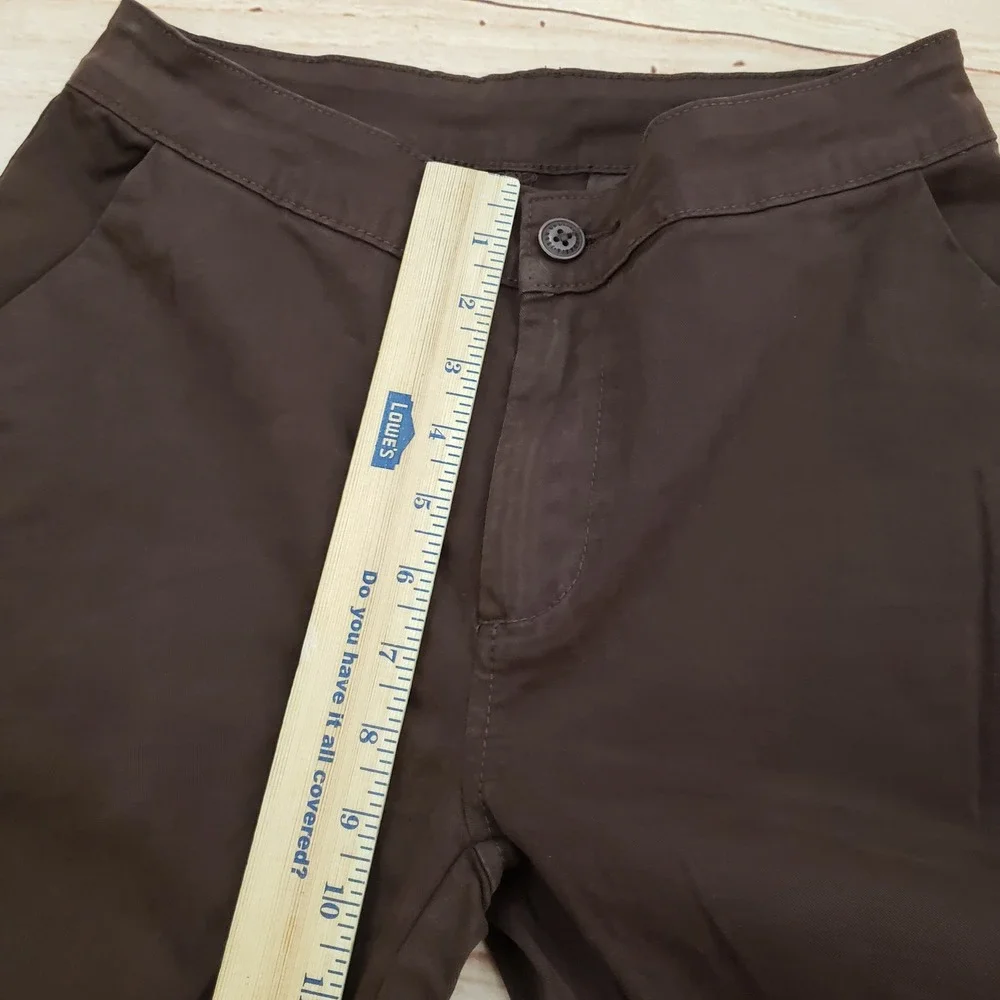 Brandy Melville J Galt Pants Women Small Brown Wide Leg High Rise Trousers 27x30 - Picture 5 of 11